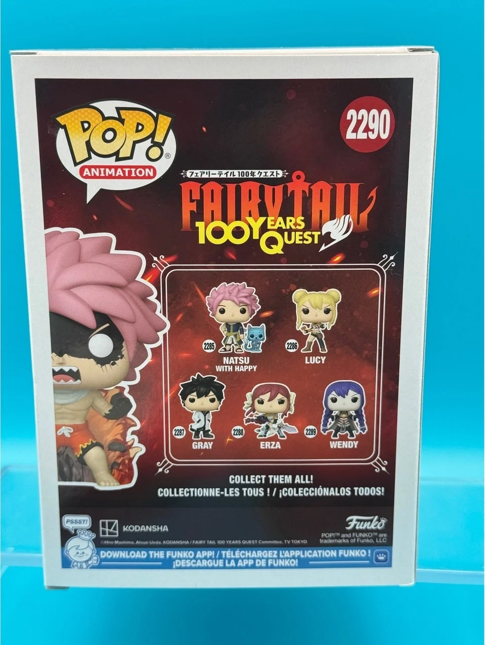 Todd Haberkorn Signed Natsu Fired up fairy tail Funko pop 2290 with MAS COA